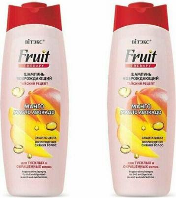 Шампунь для волос Шампунь возрождающий 3 в 1 Манго и масло авокадо – фото 5