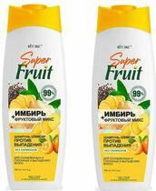 Шампунь-эликсир против выпадения волос Super FRUIT Имбирь + фруктовый микс, 500 мл – фото 1