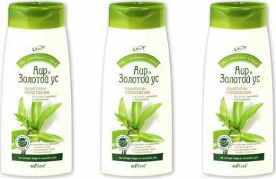 Шампунь-укрепление АИР и Золотой Ус для волос, склонных к выпадению На отварах, 480 мл – фото 6