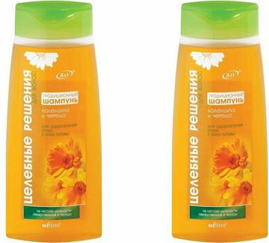 Традиционный Шампунь Целебные решения Календула и череда д/волос и кожи головы480мл – фото 2