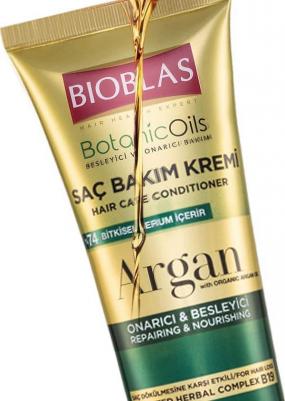 Питательный, увлажняющий кондиционер для волос с аргановым маслом Botanic Oils – фото 3