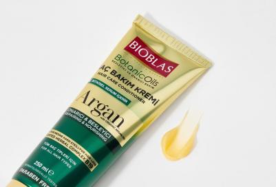 Питательный, увлажняющий кондиционер для волос с аргановым маслом Botanic Oils – фото 7