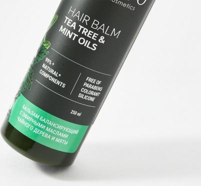 Бальзам для волос питательный с эфирными маслами чайного дерева и мяты Tea Tree and Mint Essential Oils – фото 4