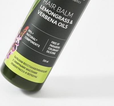 Бальзам для волос восстанавливающий с маслами лемонграсса и вербены Lemongrass and Verbena Oils 4660226642161 – фото 3