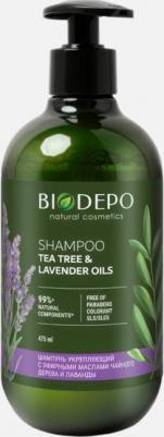 Шампунь для волос Шампунь укрепляющий с эфирными маслами чайного дерева и лаванды Tea Tree and Lavender Essential Oils – фото 3