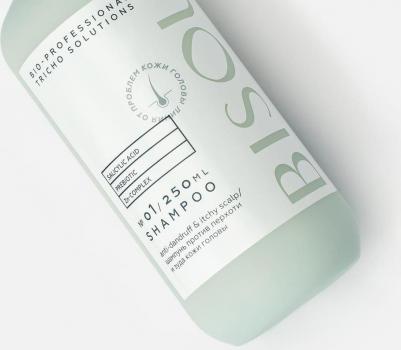 Шампунь для волос Шампунь против перхоти и сухости кожи головы TRICHO SOLUTIONS 250.0 – фото 1