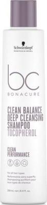 Шампунь CLEAN BALANCE для глубокого очищения волос SCHWARZKOPF PROFESSIONAL 250 мл
