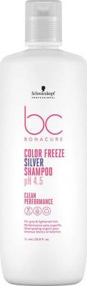 Шампунь для волос серебристый Schwarzkopf Professional Color Freeze Silver 1000 мл