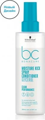 Увлажняющий cпрей-кондиционер Schwarzkopf Professional Clean Performance Moisture Kick Glycerol Spray Conditioner 200мл – фото 4