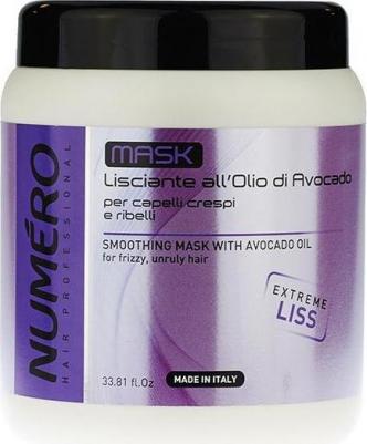 Numero Liss Маска разглаживающая с маслом авокадо для пушистых и непослушных волос – фото 6