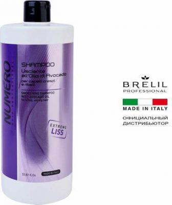 Numero Liss Шампунь разглаживающий с маслом авокадо для пушистых и непослушных волос 1000 мл – фото 3