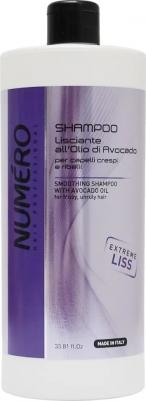 Numero Liss Шампунь разглаживающий с маслом авокадо для пушистых и непослушных волос 1000 мл – фото 6
