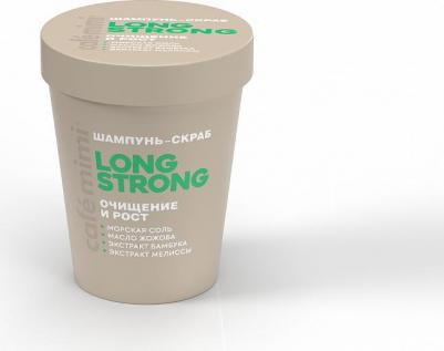 Шампунь-скраб для волос long strong очищение и рост 310 г – фото 3
