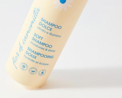 Мягкий шампунь для волос "Увлажнение и Блеск" Soft shampoo moisturize & shine, 500 мл, Blu – фото 1