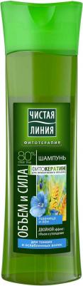 Шампунь для тонких и ослабленных волос На отваре льна и целебных трав Объём и сила 400 мл – фото 18