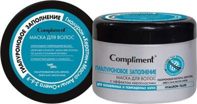 Маска для волос с эффектом керапластики Hyaluron Filler Гиалуроновое заполнение, 500 мл