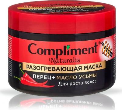 Naturalis разогревающая маска для роста волос ПЕРЕЦ+МАСЛО УСЬМЫ, 500мл – фото 1