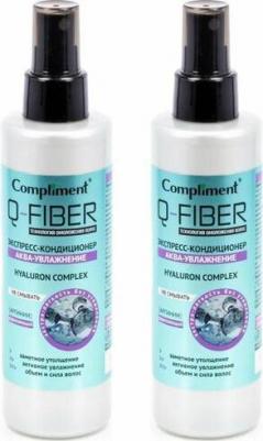 Q-Fiber Экспресс-кондиционер Аква-Увлажнение Hyaluron Complex 200мл – фото 1