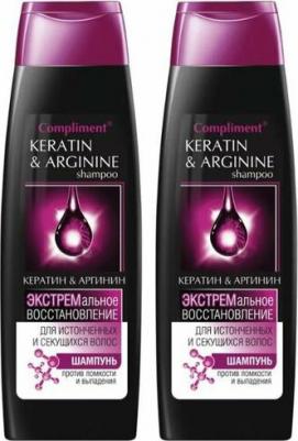 Шампунь Кератин и аргинин, экстремальное восстановление, 400 мл – фото 4