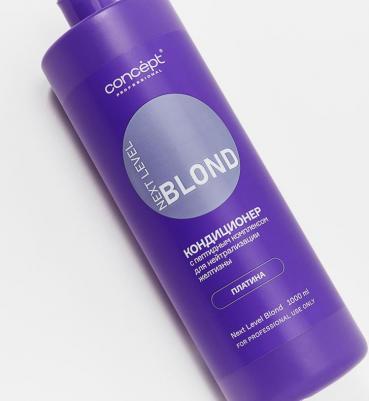 NEXT LEVEL BLOND Кондиционер для нейтрализации желтизны с пептидным комплексом Платина 1000 мл – фото 2