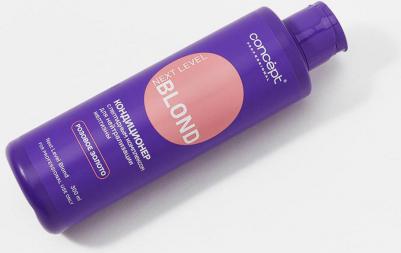 NEXT LEVEL BLOND Кондиционер для нейтрализации желтизны с пептидным комплексом Розовое золото 300 мл – фото 4