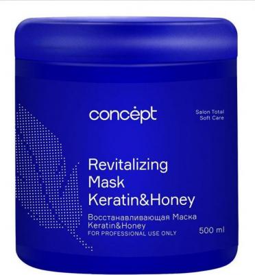 Восстанавливающая маска для волос Keratin&Honey, 500 мл – фото 1