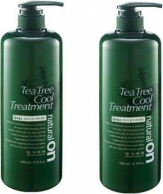 Бальзам-маска для волос с маслом чайного дерева Natural On Tea Tree Cool Treatment, 1000 мл – фото 4