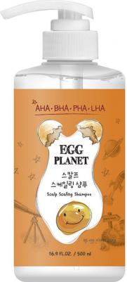 Шампунь для очищения кожи головы с кислотами Egg Planet Scalp Scaling Shampoo, 500 мл – фото 2
