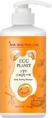 Шампунь для очищения кожи головы с кислотами Egg Planet Scalp Scaling Shampoo, 500 мл – фото 3