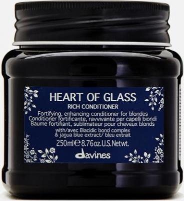 Питательный кондиционер для защиты и сияния блонд Heart of Glass Rich Conditioner, 250мл