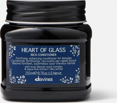 Питательный кондиционер для защиты и сияния блонд Heart of Glass Rich Conditioner, 250мл – фото 7