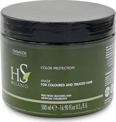 MASK COLOR PROTECTION FOR COLOURED AND TREATED HAIR Маска для окрашенных и химически обработанных волос, EMMEDI, Hs MILANO 500 мл