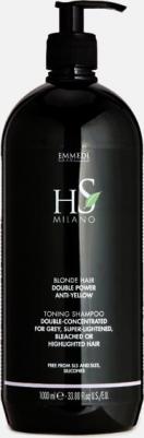 SHAMPOO BLONDE HAIR DOUBLE POWER ANTI-YELLOW Шампунь для светлых и обесцвеченных волос с двойным пигментом, EMMEDI, Hs MILANO 1000 мл