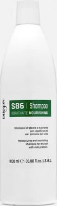 Shampoo Nourishing S86 Увлажняющий и питательный Шампунь для сухих волос с протеинами молока 1000мл