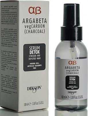 Сыворотка с растительным углем, маслами лаванды и иланг-иланга для волос подверженных стрессу / ARGABETA Serum DETOX 100 мл – фото 4
