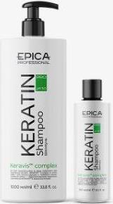 KERATIN PRO - Шампунь для реконструкции и глубокого восстановления волос, 1000 мл – фото 1