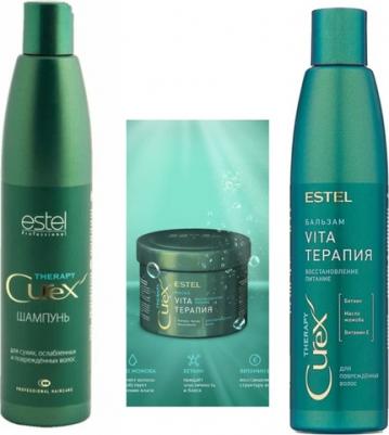 Интенсивная маска для поврежденных волос, 500 мл, BEAUTY CUREX THERAPY – фото 10