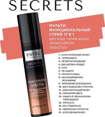 Спрей для волос Secrets Максимум заботы 17в1 200мл – фото 3