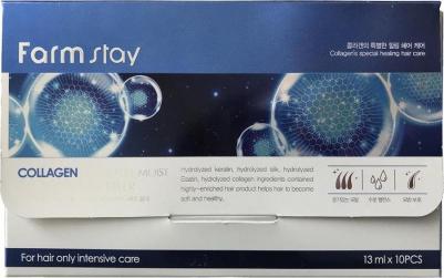 Увлажняющий филлер с коллагеном для волос Collagen Water Full Moist Treatment Hair Filler 10 шт*13 мл – фото 1