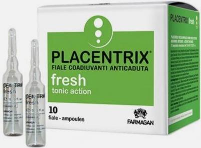 Несмываемый уход Лосьон тонизирующий против выпадения волос в ампулах PLACENTRIX FRESH 10