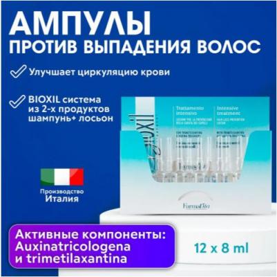 Лосьон дерматологический активный против выпадения волос / BIOXIL LINE 12*8 мл – фото 4