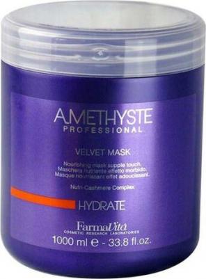 Маска питательная для сухих и ослабленных волос / Amethyste hydrate velvet 1000 мл – фото 4