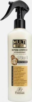 Крем для ухода за волосами Крем-спрей для волос для всех типов Multe repair – фото 1