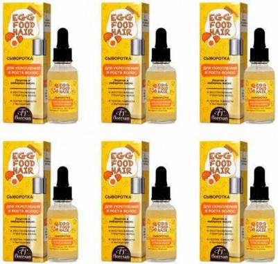 Сыворотка для укрепления роста волос Яичная серия, 30 мл, 3 штуки – фото 10