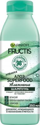 Fructis шампунь "Алоэ Superfood Увлажнение" для волос, нуждающихся в увлажнении и мягкости, 350 мл – фото 6