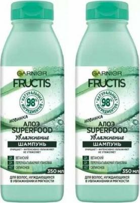 Fructis шампунь "Алоэ Superfood Увлажнение" для волос, нуждающихся в увлажнении и мягкости, 350 мл – фото 9
