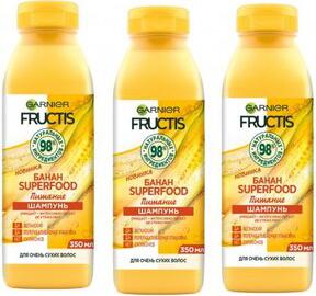 Fructis шампунь "Банан Superfood Питание" для очень сухих волос, 350 мл – фото 7