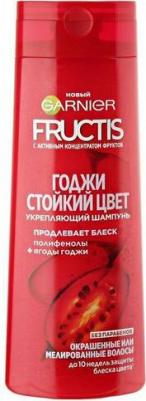 Fructis Шампунь для волос "Фруктис, Годжи Стойкий цвет", укрепляющий, для окрашенных или мелированных волос, 400 мл, с ягодами Годжи – фото 5