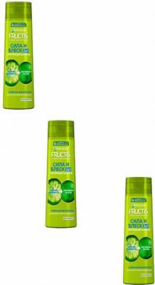 Fructis Шампунь для волос, "Фруктис, Сила и Блеск", укрепляющий, для нормальных волос, 400 мл с Экстрактом Грейпфрута – фото 1