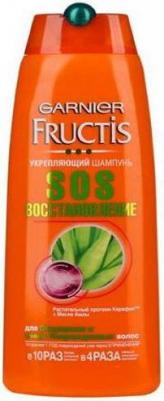 Fructis Шампунь для волос "Фруктис, SOS Восстановление", укрепляющий, для секущихся и очень поврежденных волос, 250 мл, с Керафилом и Маслом Амлы – фото 3